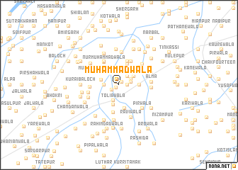 map of Muhammadwāla