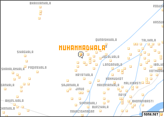 map of Muhammadwāla