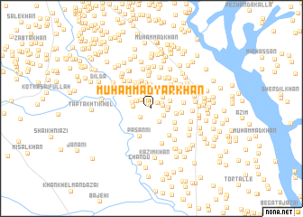 map of Muhammad Yār Khān