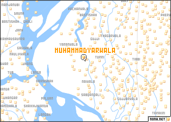 map of Muhammad Yārwāla