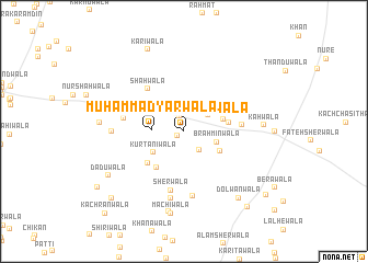map of Muhammad Yārwāla