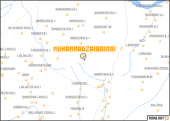 map of Muhammadzai Bainai