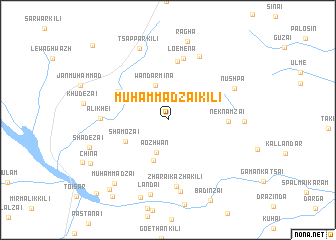 map of Muhammadzai Kili