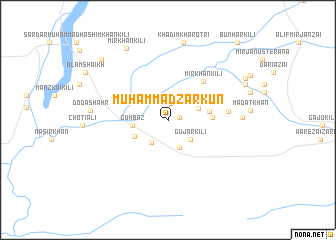 map of Muhammad Zarkūn