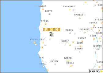 map of Muhanda