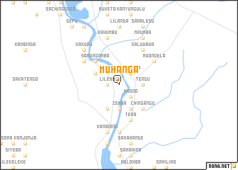map of Muhanga