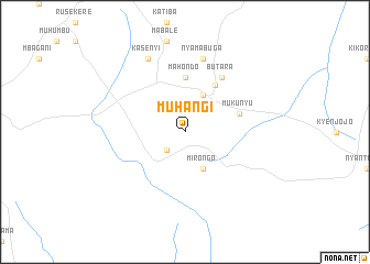 map of Muhangi