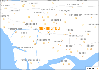 map of Muhangtou