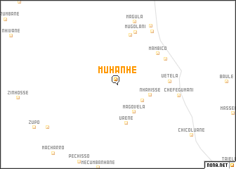 map of Muhanhe