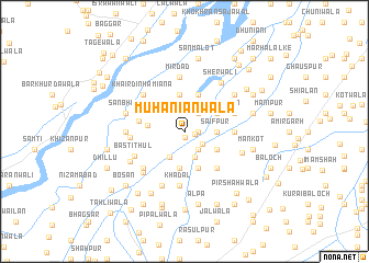 map of Muhāniānwāla