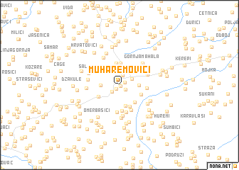 map of Muharemovići