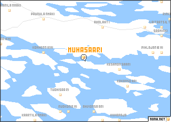 map of Muhasaari