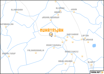 map of Muḩayrījah