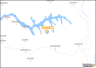 map of Muhazi