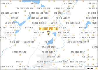 map of Mühbrook