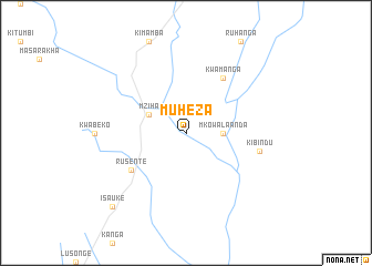 map of Muheza