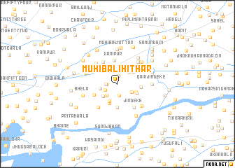 map of Muhib Ali Hithār