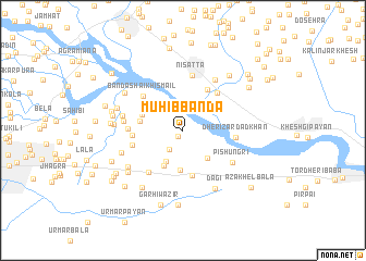 map of Muhib Bānda