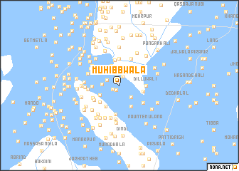 map of Muhibbwāla