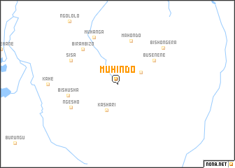map of Muhindo