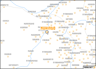 map of Muhindo