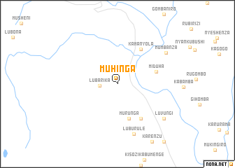 map of Muhinga