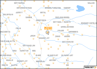 map of Muḩī