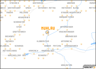 map of Mühlau