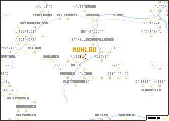 map of Mühlau