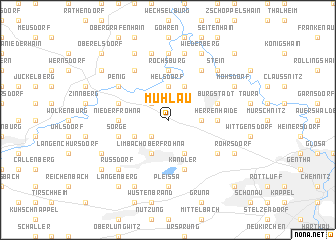 map of Mühlau