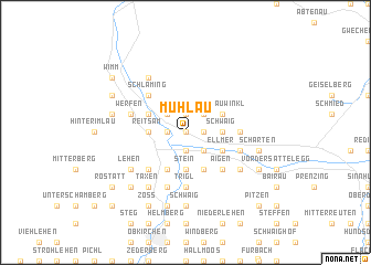 map of Mühlau