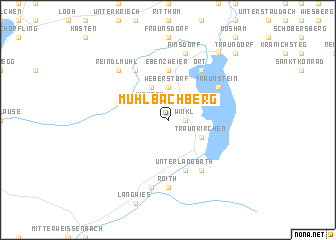 map of Mühlbachberg