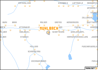 map of Mühlbach