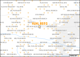 map of Mühlberg