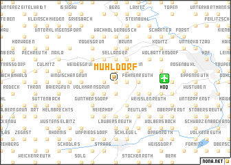 map of Mühldorf