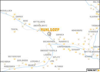 map of Mühldorf