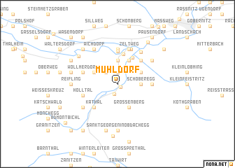 map of Mühldorf