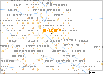 map of Mühldorf