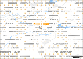 map of Mühlenau