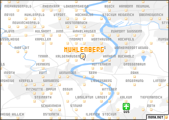 map of Mühlenberg