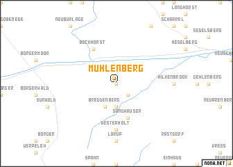 map of Mühlenberg