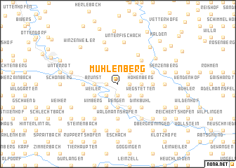 map of Mühlenberg