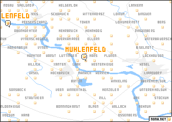 map of Mühlenfeld