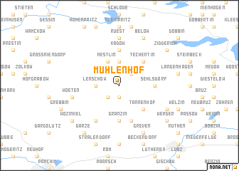 map of Mühlenhof