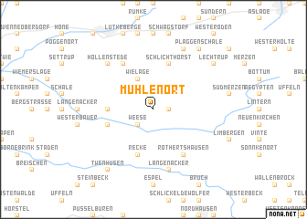 map of Mühlenort