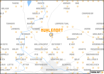 map of Mühlenort