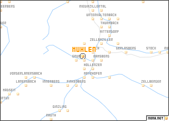 map of Mühlen