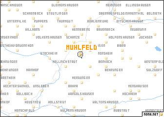 map of Mühlfeld