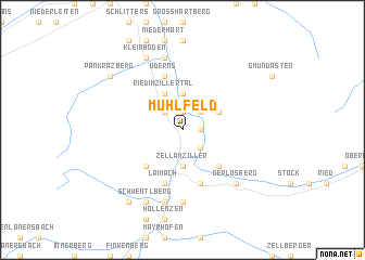 map of Mühlfeld