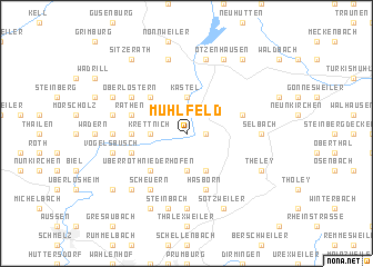 map of Mühlfeld